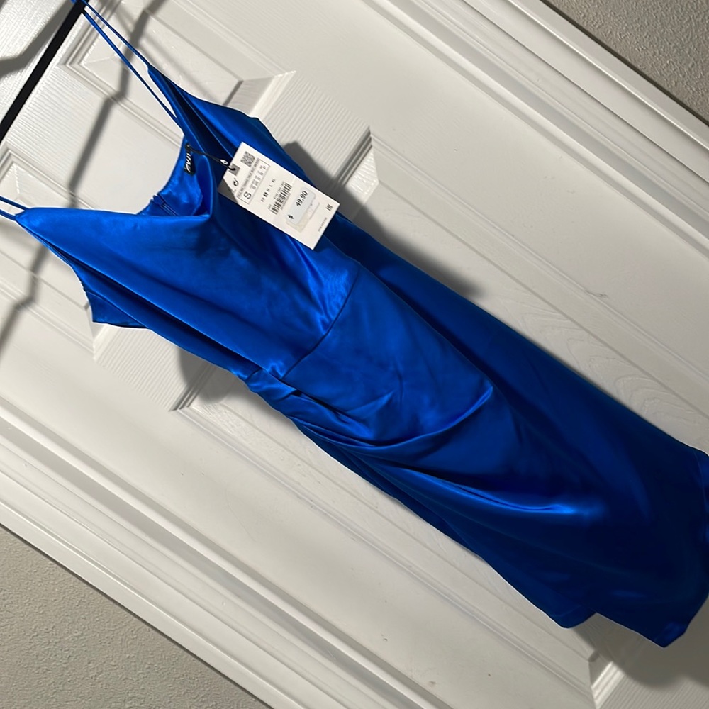 Zara NWT Blue Dress